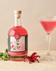 Rosella Lychee Martini Cocktail